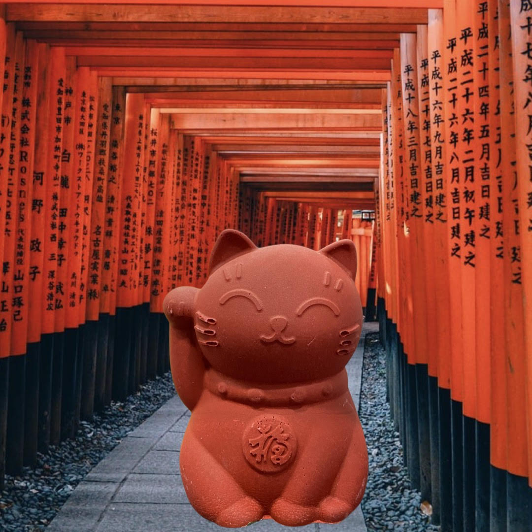 Our signature lucky cat!