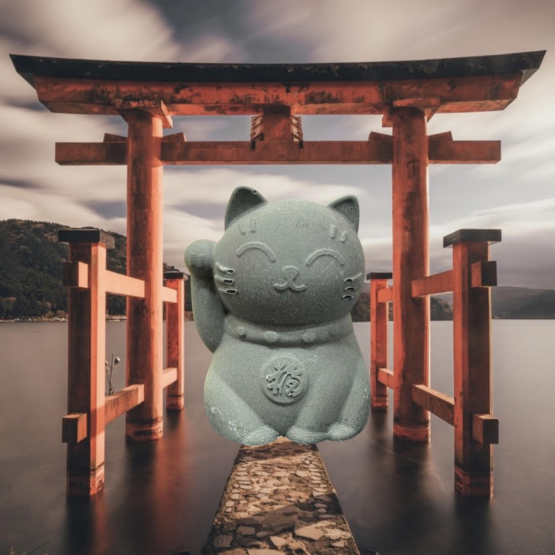 Our signature lucky cat!